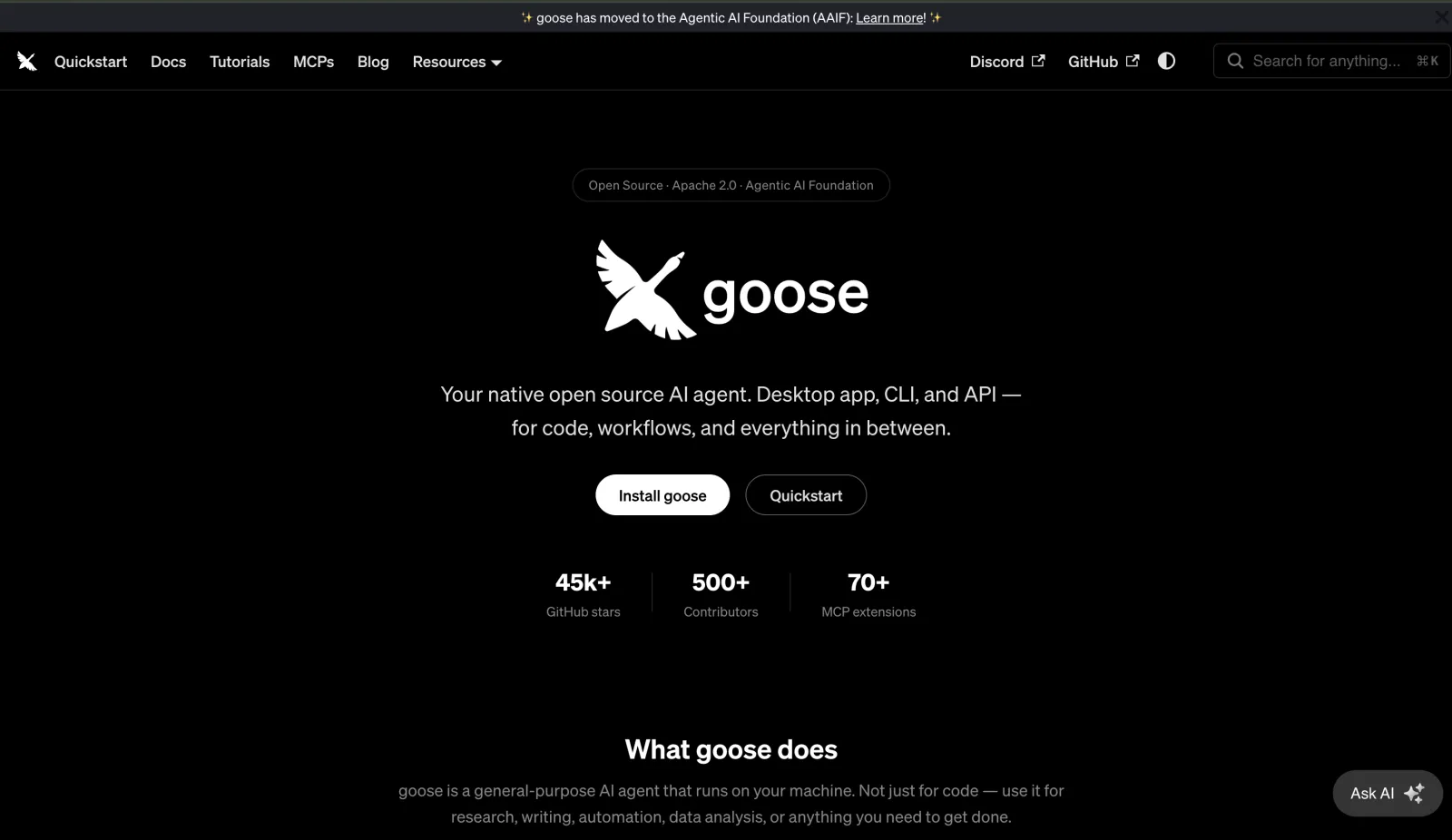 Goose — product screenshot