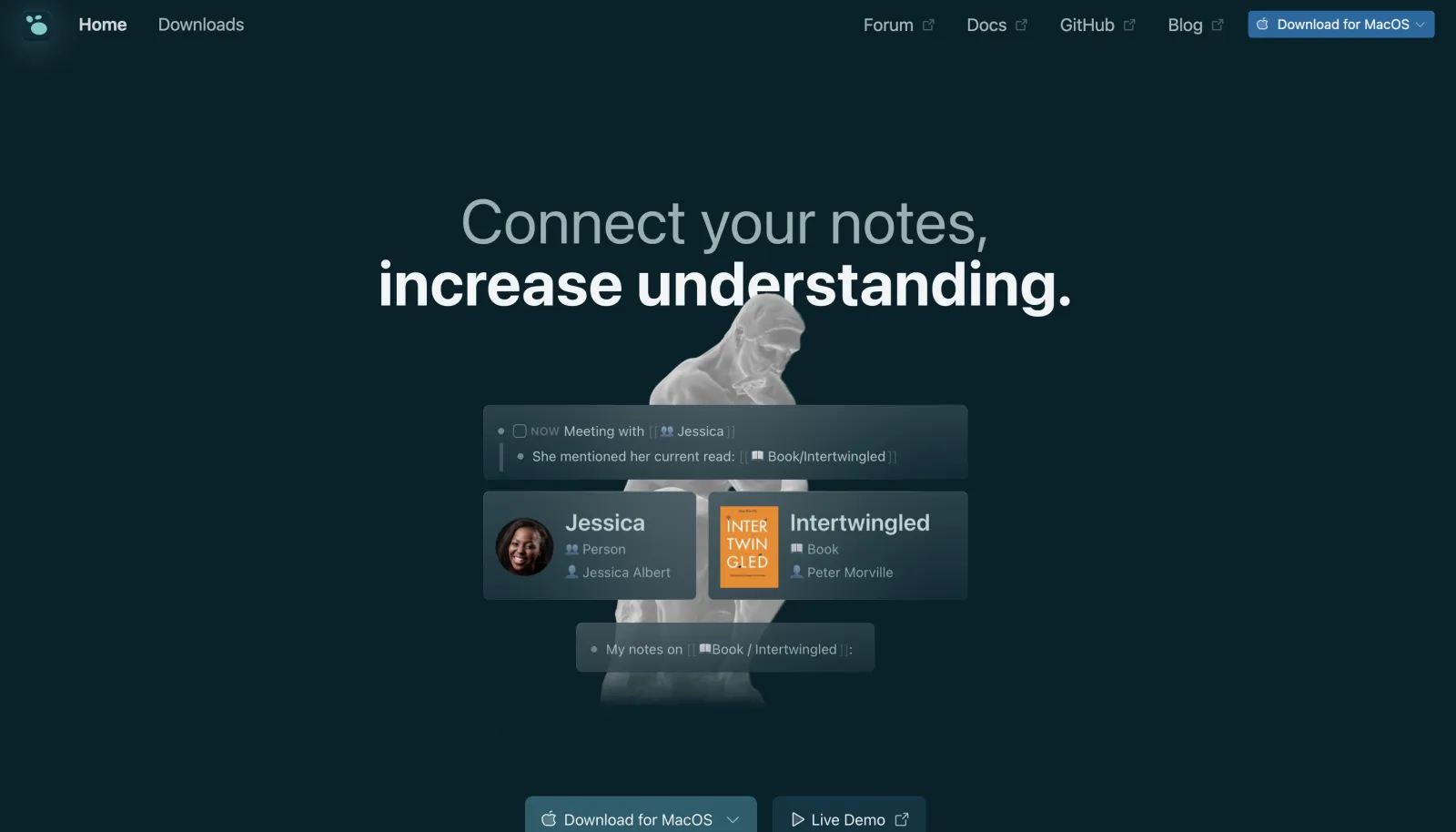 Logseq — product screenshot